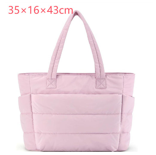 Women's Cotton Handbag Large Zipper Travel Essential