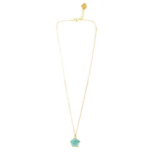 Amazonite Star Necklace