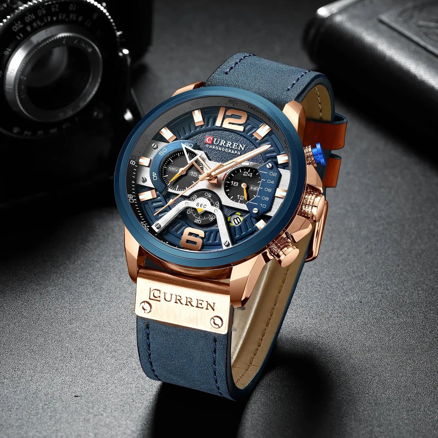 CURREN 8329 Men High Quality Japan Quartz Movement Hand Watch Waterproof