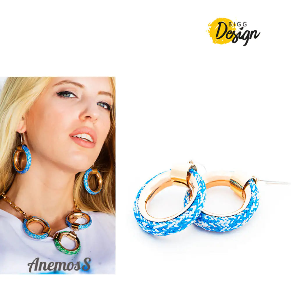 AnemosS Marine Designed Earings - Blue