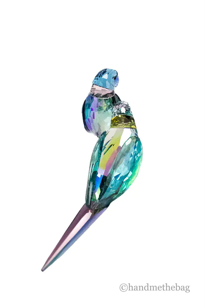 Swarovski (5577124) Jungle Beats Parakeet Couple Fife & Fifer Figurine