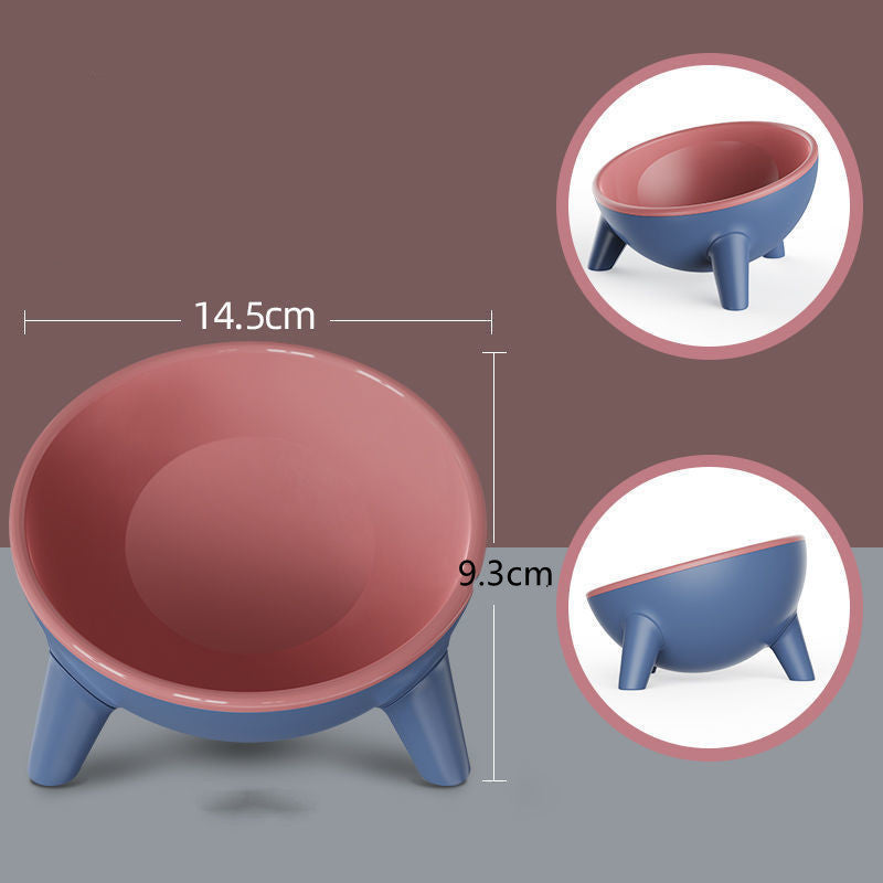 Cat Dog Bowl With Stand Pet Feeding Food Bowls Dogs Bunny Rabbit Nordic Color Feeder Product Supplies Pet Accessories