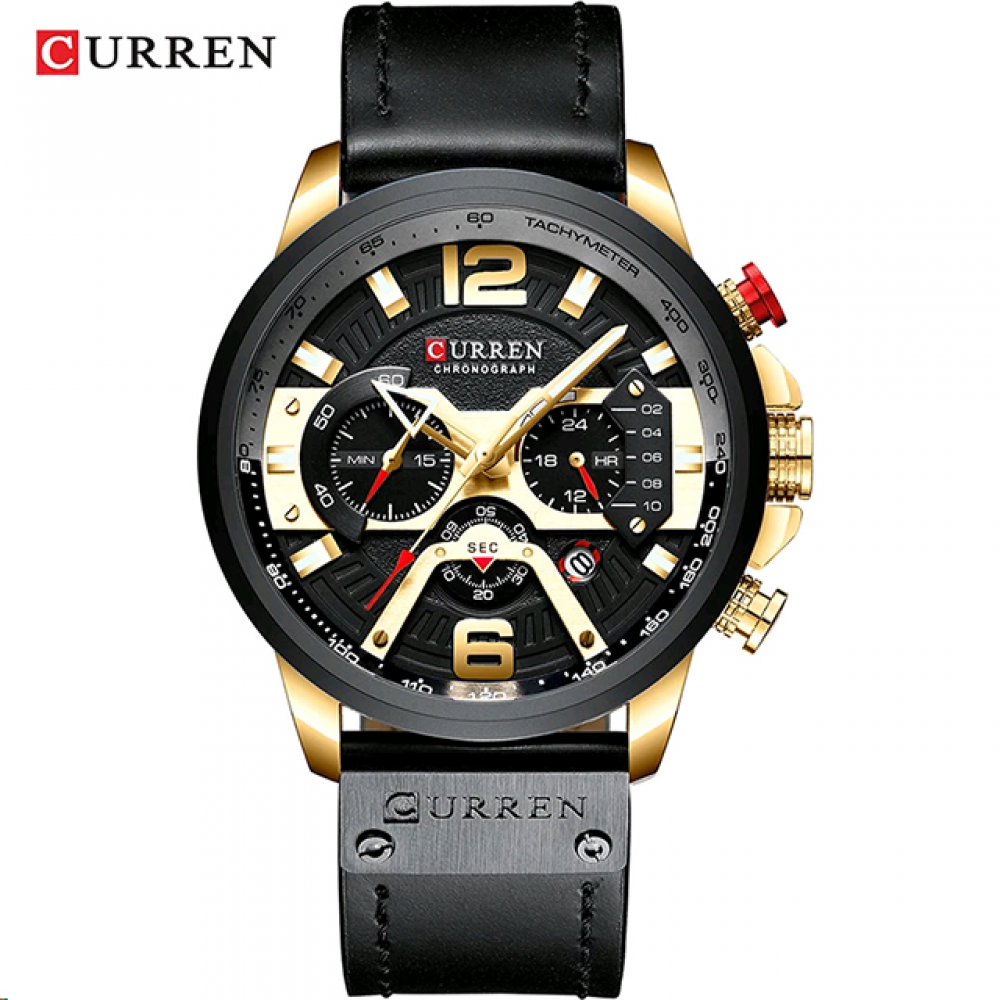 CURREN 8329 Men High Quality Japan Quartz Movement Hand Watch Waterproof