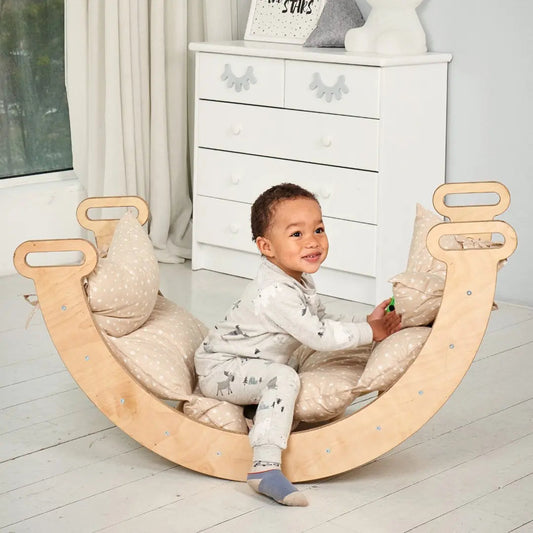 Climbing Arch + Cushion - Montessori Climbers for Toddlers