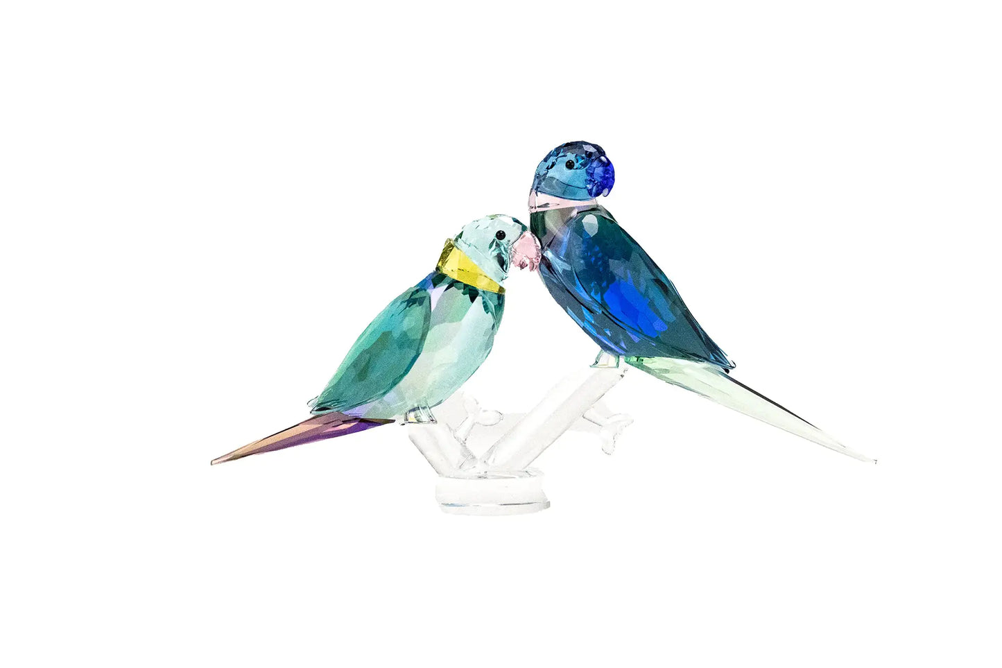 Swarovski (5577124) Jungle Beats Parakeet Couple Fife & Fifer Figurine